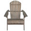 Chaise Adirondack pliable rustique en bois d'acacia pour le confort extérieur-1276406524