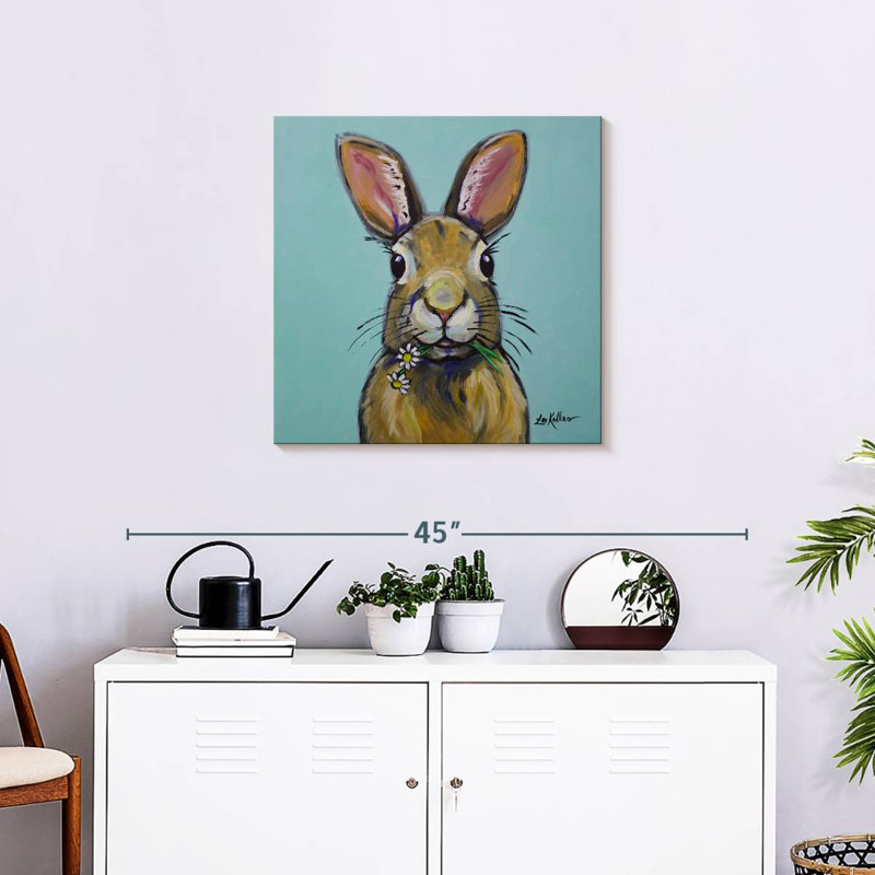 Brampt Rabbit Meadow, 24" H x 24" W