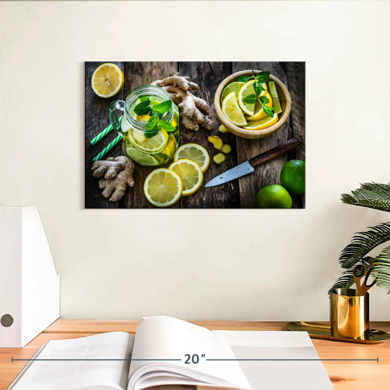 Yarlin Lemon Kitchen, 8" H x 12" W
