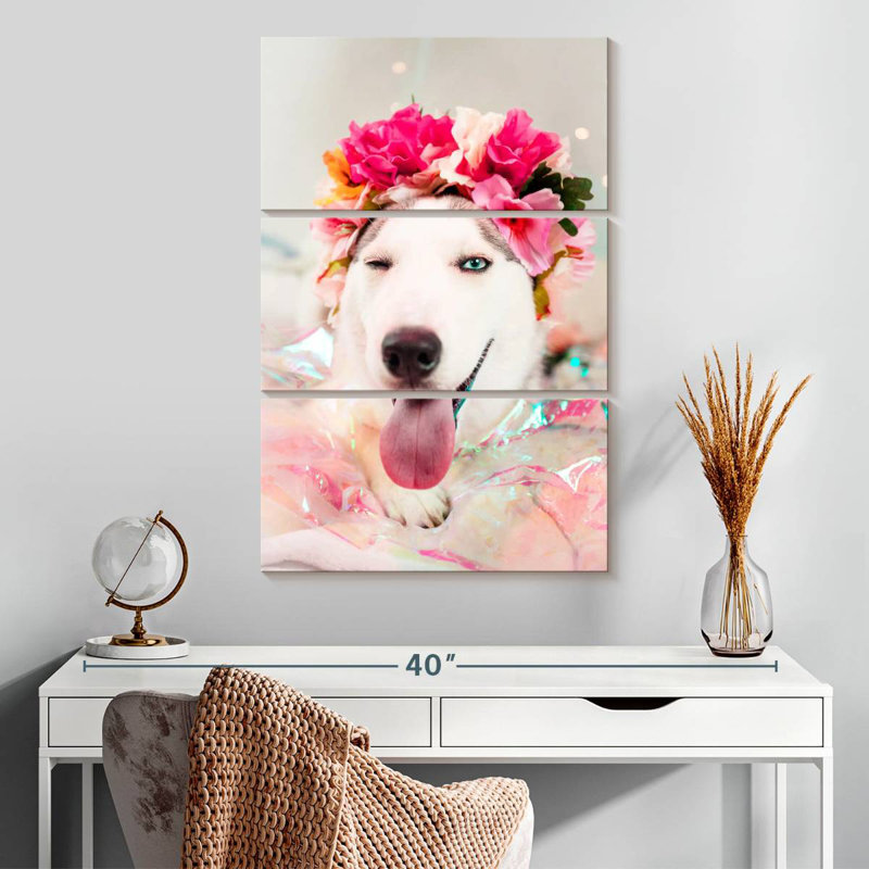 Brampt Cute Husky, 32" H x 20" W