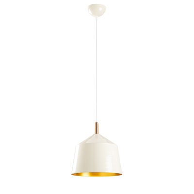 Modern White Chandelier, Adjustable Height, 9.8 in Diameter x 48.8 in Height | Metal Body, E27 Max 40W | Scandinavian Glam Design | Perfect for Living Room, Dining Room, and Entryways | IP20 Rated