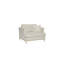 Haley Upholstered Chair and 1/2 with Pillow, White
