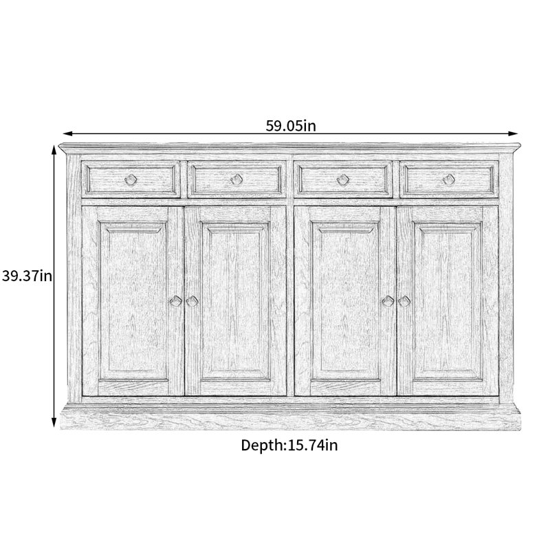 21 Pair Solid Wood Shoe Storage Cabinet