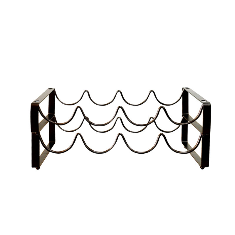 Ehrhart Tabletop Wine Bottle Rack in Black