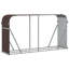 Porte-bûches en acier galvanisé 70,9 po x 17,7 po x 39,4 po-541629082