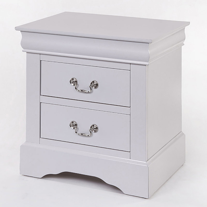 Table de bout Table de chevet moderne, Blanc