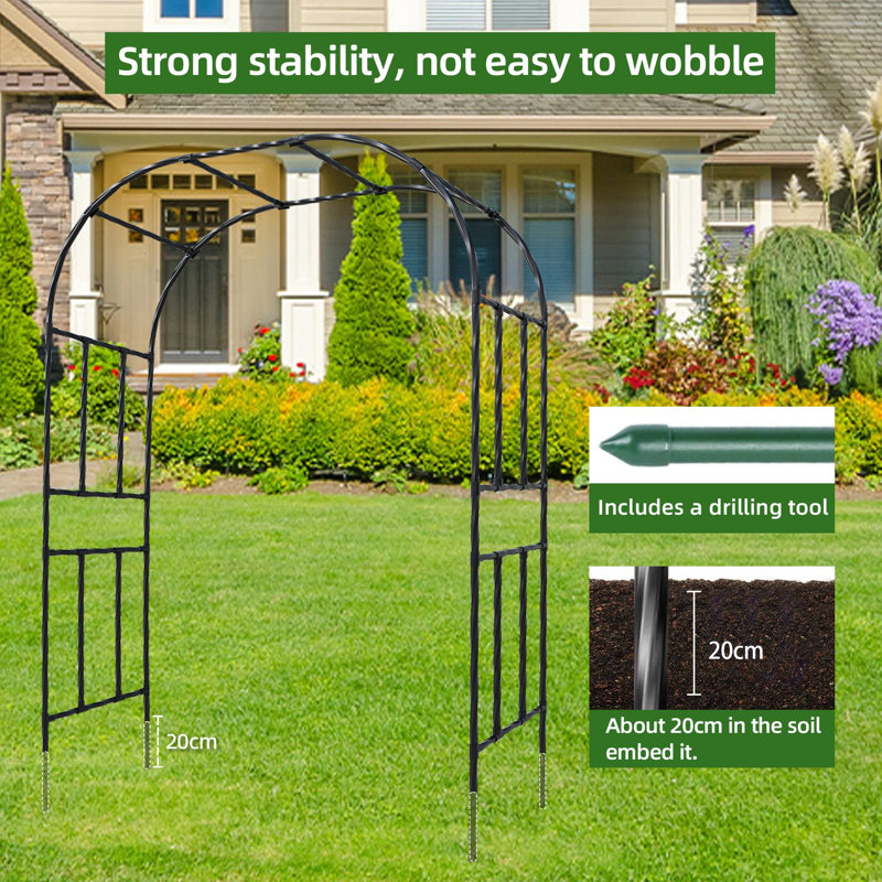 114cm H x 12cm W Metal Expanding