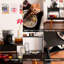 Armoire de bar Boahaus Southampton Modern Home, deux tablettes ouvertes, un tiroir, compact pour les petits espaces-193892029