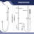 Stainless Steel Adjustable Handheld Showerhead-104828625