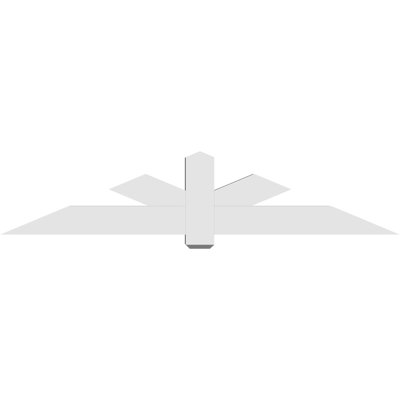 Support de pignon en PVC de qualité architecturale Kennewick