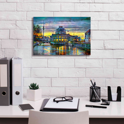 Epic Graffiti 'Berlin Germany Bode Museum' By Pedr " Berlin Germany Bode Museum " by Pedro Gavidia Painting Print