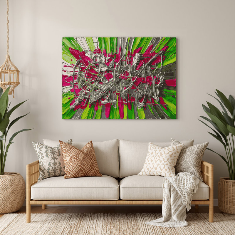 Art mural en métal Neo Expressionism 30, H 240 po x l 288 po x P 0,05 po