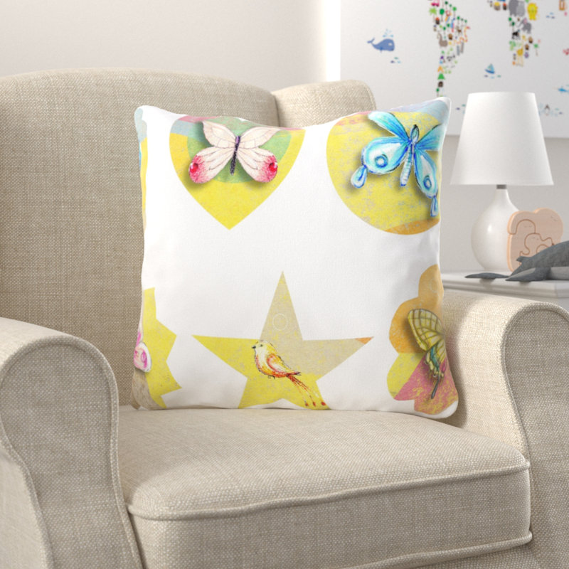 Tanguay Outdoor Reversible Throw Pillow, Microsuede, Indoor