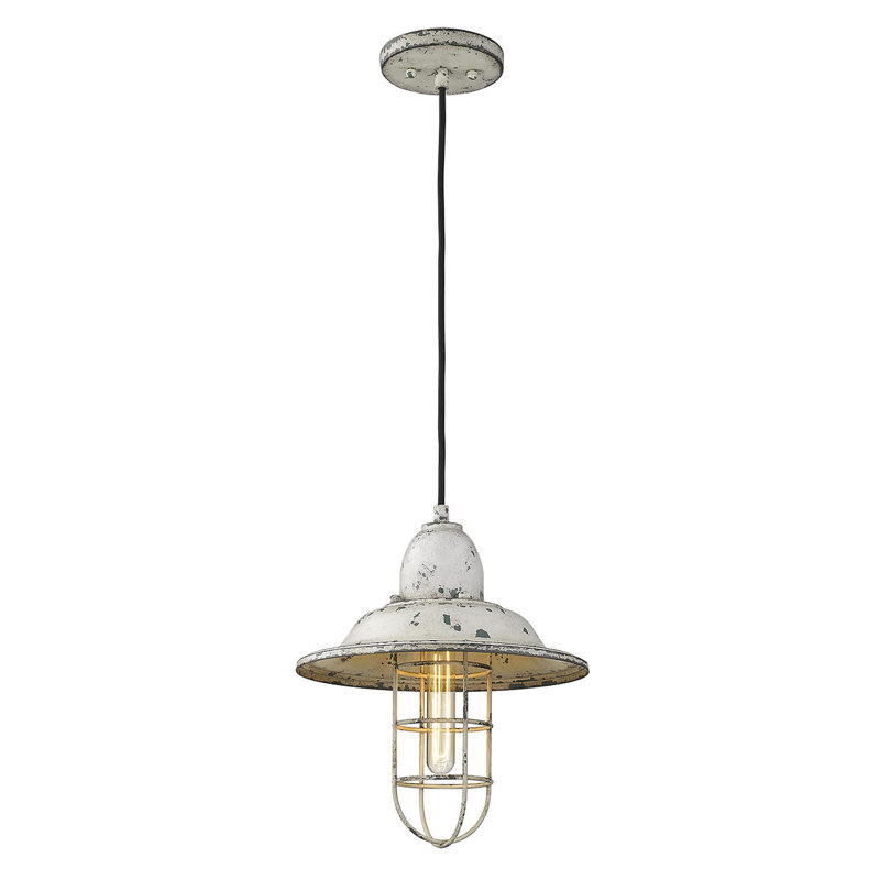 Miamisburg 1 - Light Aged Ivory Single Pendant