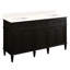 Elmdale 60" Freestanding Mahogany Double Vanity Rectangular Undermount Sink - Single Faucet Holes-1264063472-1264471921