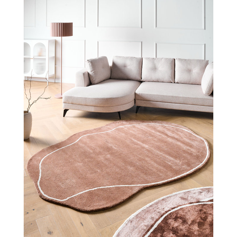 Solid Colour Hand Tufted 160cm X 230cm Area Rug