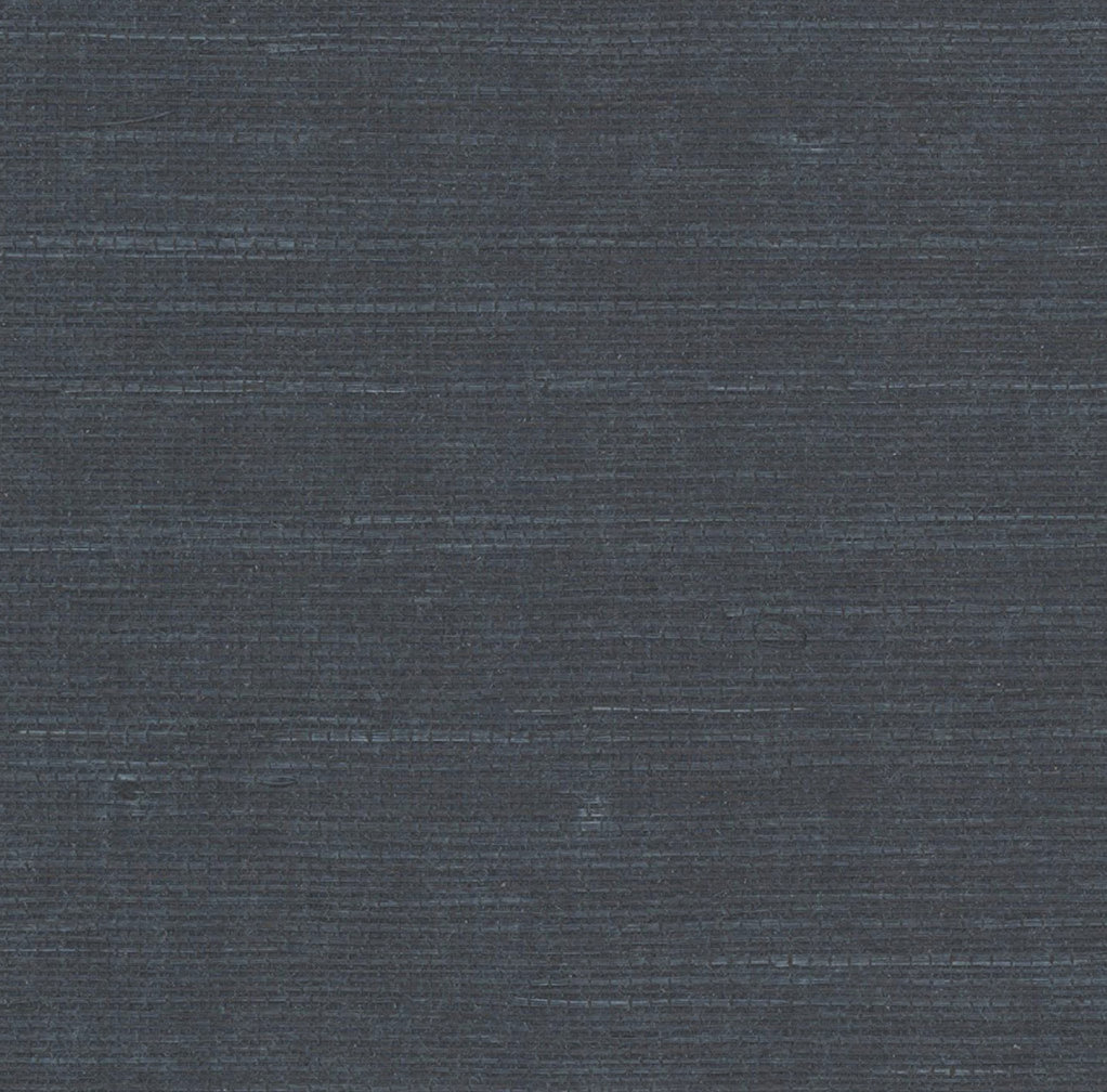Sisal Grasscloth Self-Adhesive Wallpaper Roll, Blue