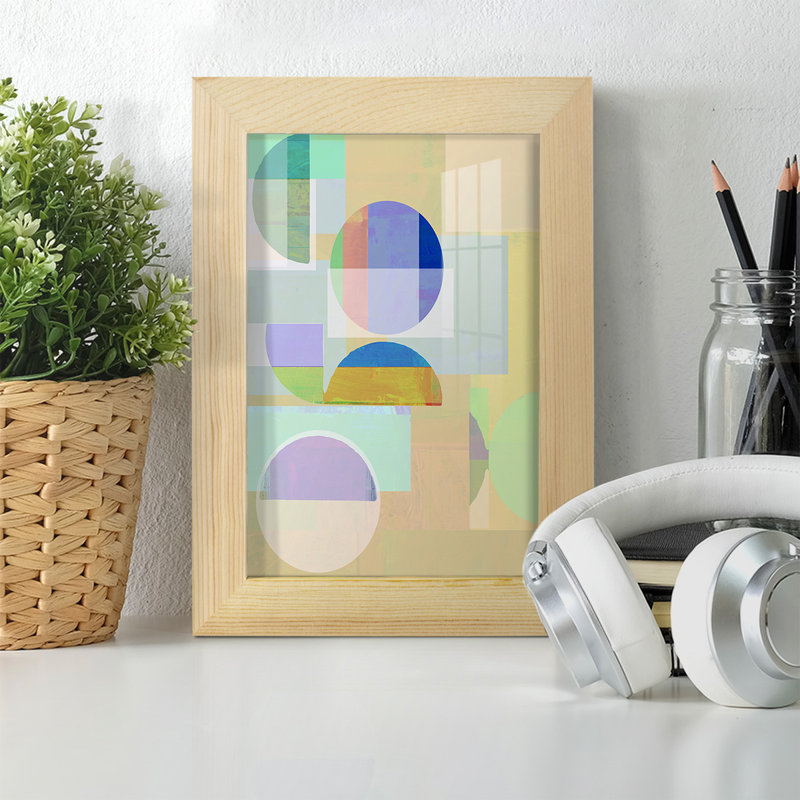 Frenk " Demi IV ", 9" H x 7" W x 1" D, Natural
