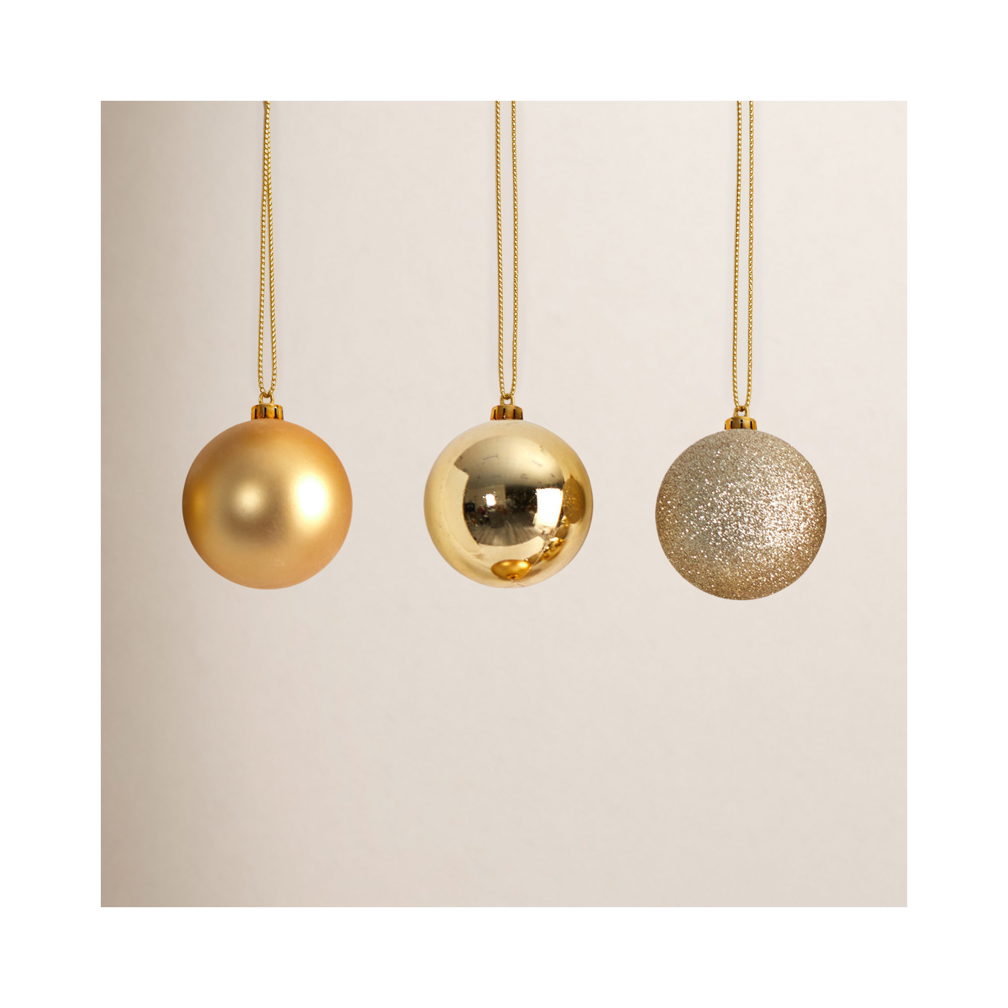 Ball Ornament (Set of 20), Gold