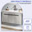 Floating Wall-Mount Bathroom Vanity with Integrated Ceramic Sink Countertop
