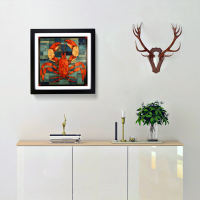 Lobster Art Deco - Framed Print