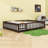 Queen Wood Floor Bed With Fence