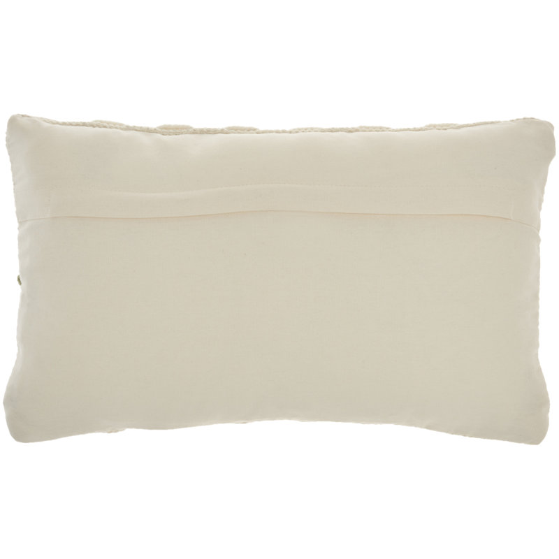 GC384-012020 Textured Cotton Blend Throw Pillow, Blush