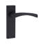 6 Sets Victorian Scroll Astrid Door Handles in Matt Black with 1 Pair of 3" Ball Bearing Hinges & Latches Pack - 150mm x 40mm Backplate-126200353