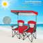 Chaises portatives pliantes portatives pour camping avec porte-gobelet-58260214