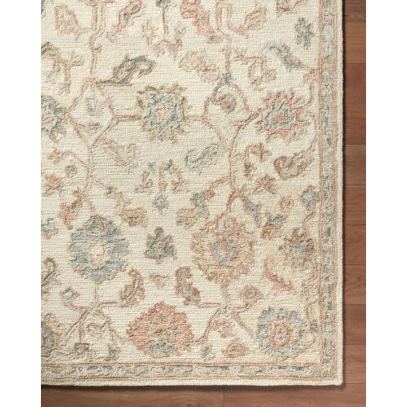 Rectangle Codrin Wool Area Rug, Rectangle 8' x 10'