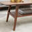 Center Table Low Table 100% Solid Oak Wood Top  Width 100 X Depth 50 X Height 44 Cm