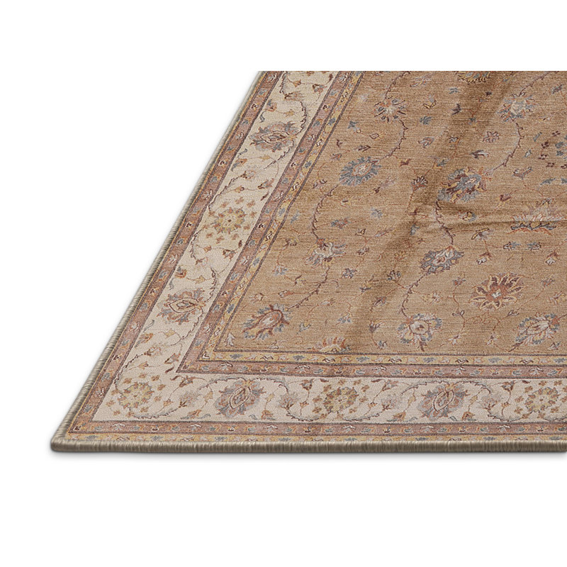 Tapis oriental beige / brun Clethra, Rectangle 8 pi x 10 pi