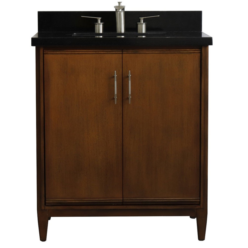 Ensemble de meuble-lavabo simple 31 po, Noir galaxie