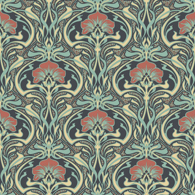 Flora Nouveau 10.05m x 53cm Wallpaper Roll