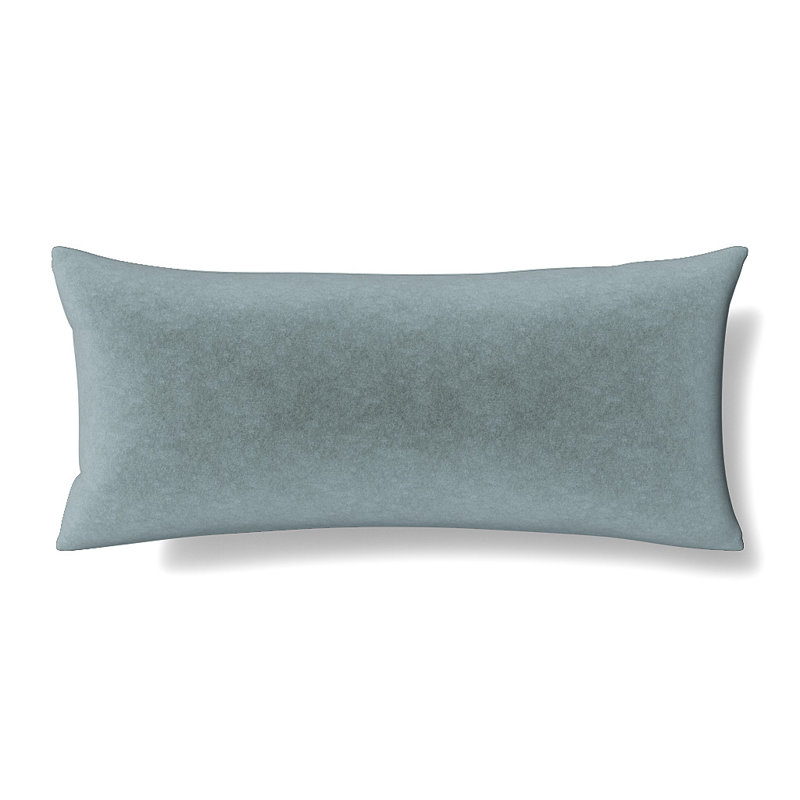 Coussin Fresco, H 16 po x l 36 po, Bleu Naples
