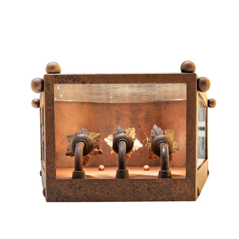 14" Wide Austin 3 Light Wall Sconce, 14" H x 12" W x 6" D
