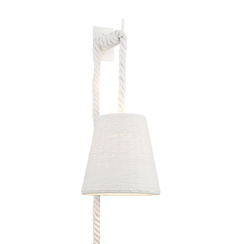 Longea Tides Breeahna - Applique murale 1 lumière au fini blanc mat
