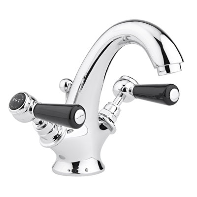 Solid Brass Mono Basin Mixer with Waste
