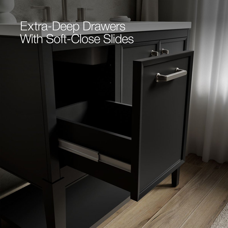 Winnow 36-In Bathroom Vanity Set, Slate Gray