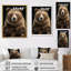 Zamyiah Bear Majestic Selfy III, reproduction d'art sur toile-1167036005-1167036001