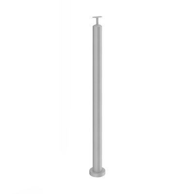 Urban Brush Baluster Stainless Steel 2in X 34 1/2in To 36in Round Newel (4-pack)