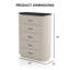 Commode 5 tiroirs Oktay