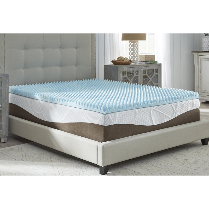 Surmatelas en mousse viscoélastique réversible Slumber Solutions, Simple, 2"