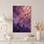 Art sur toile, plantes et feuilles tourbillonnantes mauves-637951483