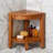 Patented Kai Petite Corner Teak Shower Bench-902100919-902100904