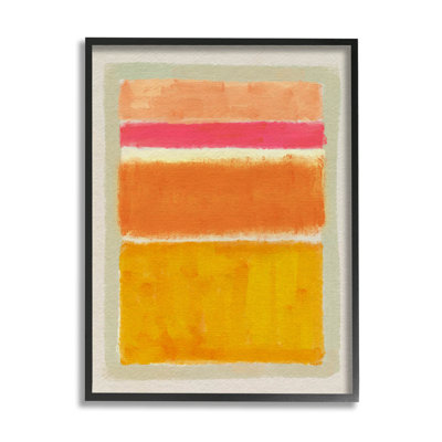 Arrangement giclée à rayures orange variées par Victoria Barnes