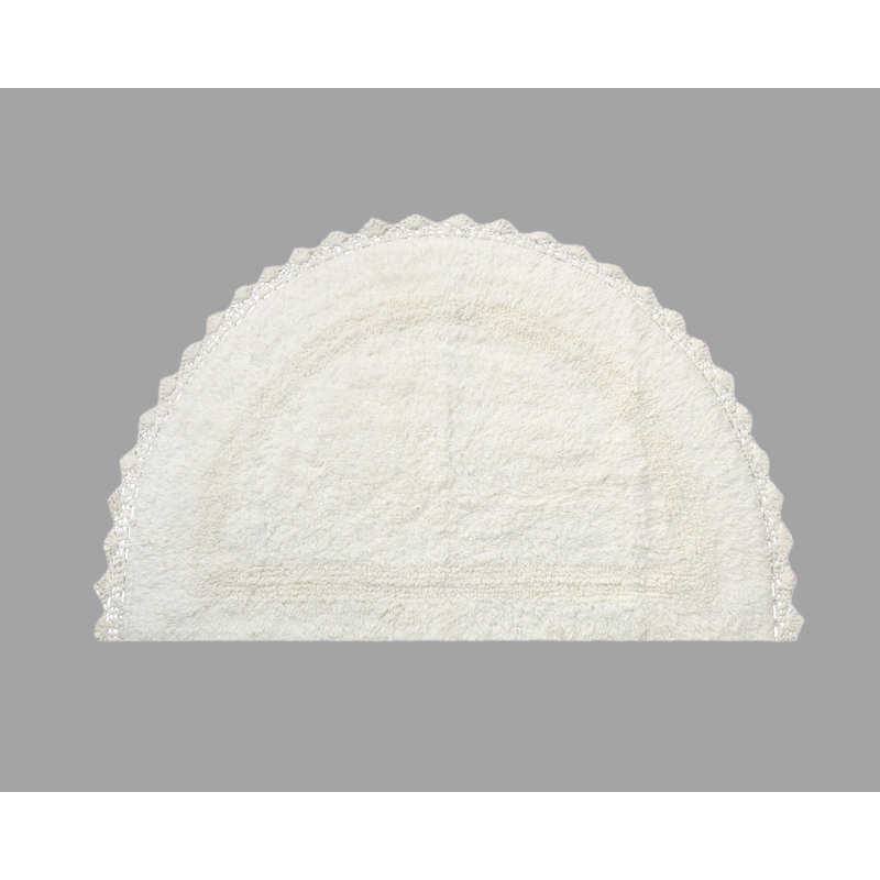 Tapis pour salle de bain Crochet, Ivoire