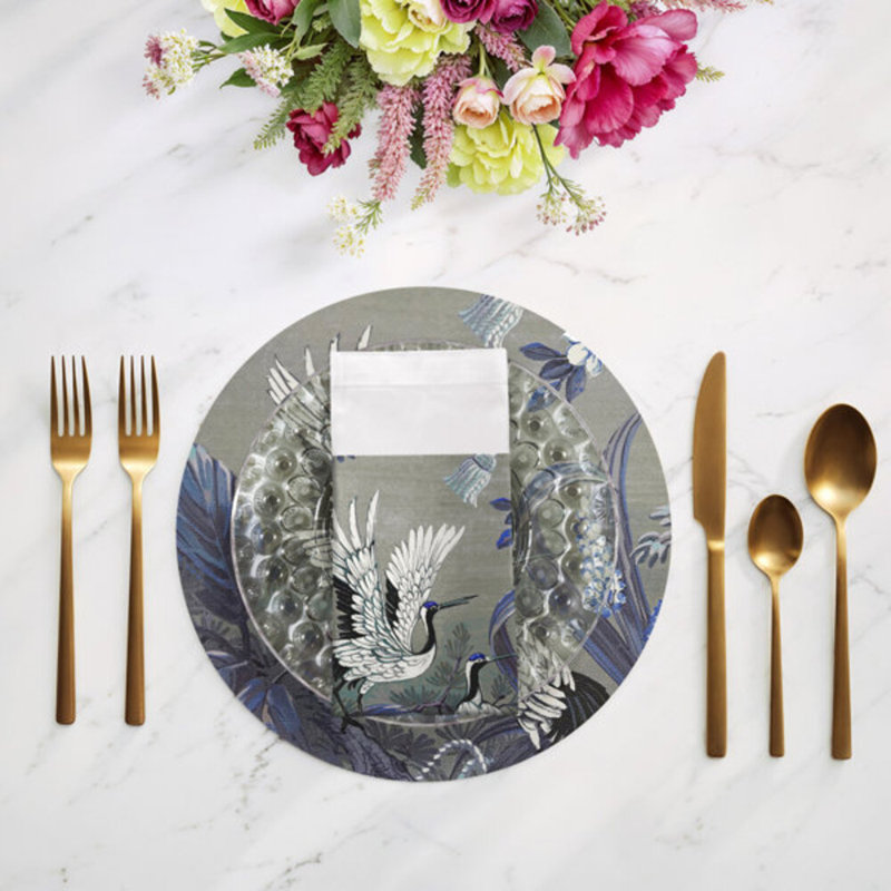 Cotton Blend Square Napkins, Sybil