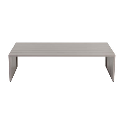 Clayre Rectangular Metal Outdoor Coffee Table , 60'' in. W 31.25'' in. D