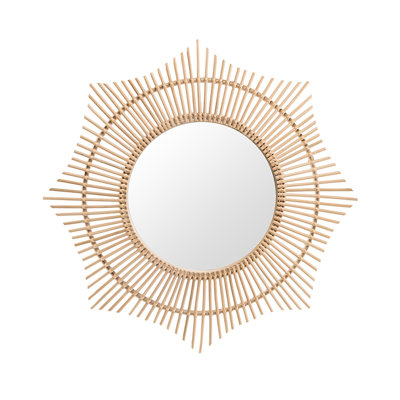 Tudor City Rattan Wall Mirror